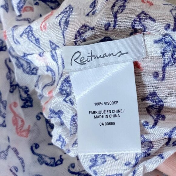 5/$25 Reitman’s Viscose Seahorse Infinity Scarf - Picture 3 of 10